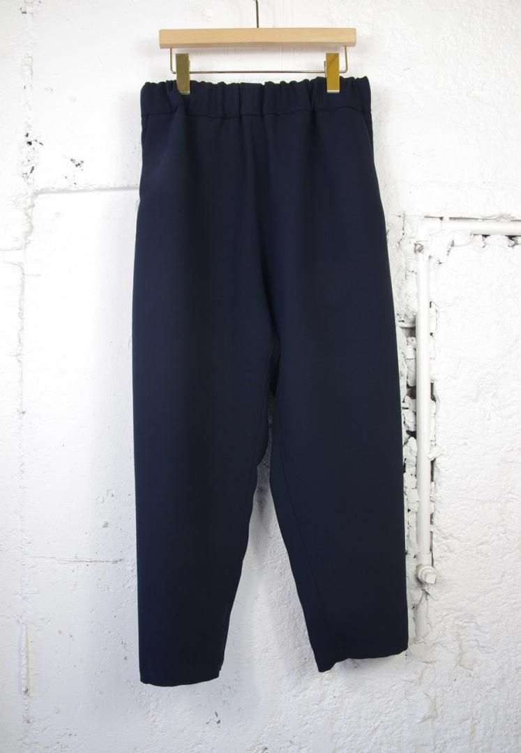 NO CONTROL AIR DR_NC1105PF ポリエステル・ドレープダブルクロス   細身テーパード　9.5分丈[NAVY]