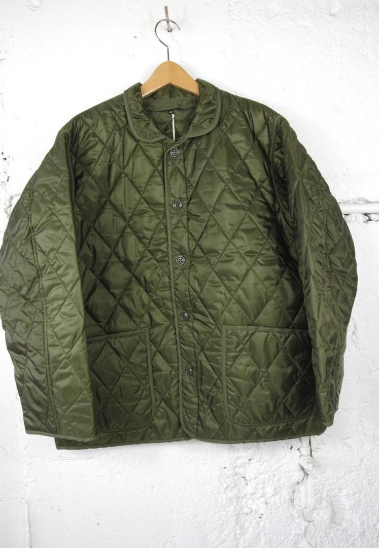 A VONTADE VTD-0552-JK QUILTED LINER JACKET-DETACHABLE COLLAR- [OLIVE]