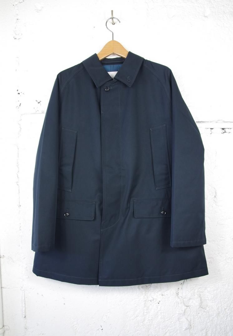 NANAMICA SUBF355 2L GORE-TEX SHORT SOUTIEN COLLAR COAT [NAVY NANAMICA SUBF355 2L GORE-TEX SHORT SOUTIEN COLLAR COAT [NAVY