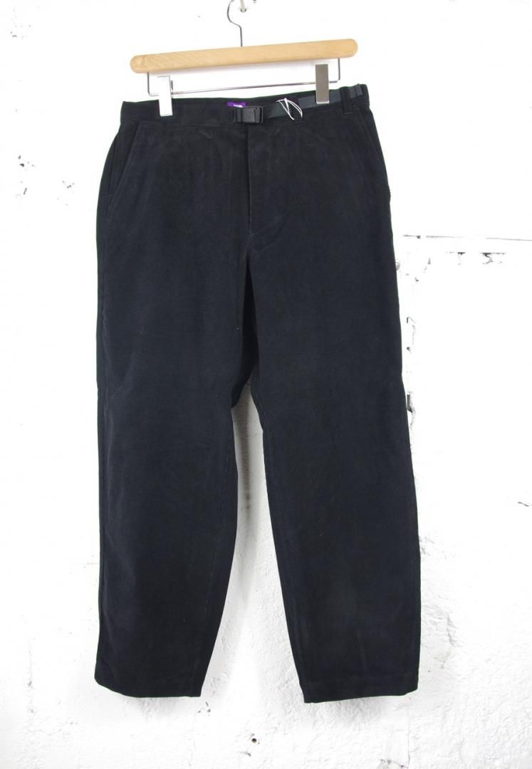 THE NORTH FACE PURPLE LABEL N24FC024 CORDUROY WIDE TAPERED FIELD PANTS [BLACK]
