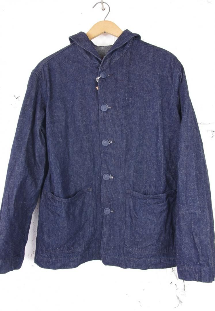 WAREHOUSE lot.2220 U.S. NAVY SHAWL COLLAR COVERALL [INDIGO] ONE WASH