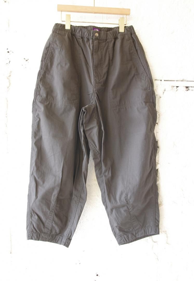 THE NORTH FACE PURPLE LABEL N25SC106 RIPSTOP WIDE CROPPED FIELD PANTS [ASPHALT GREY]
