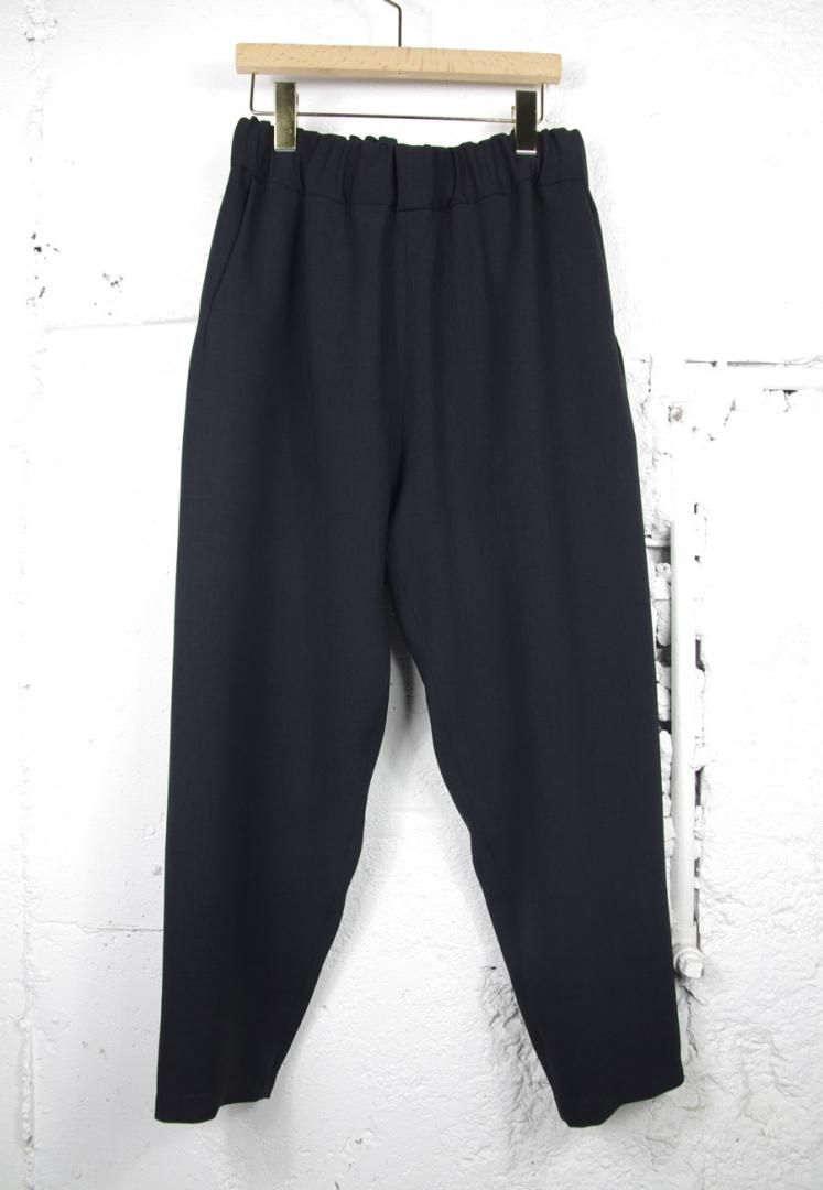 NO CONTROL AIR LE_NC0805PF スパンポリエステル・ドレープカルゼ　テーパード　9.5分丈[BLACK]