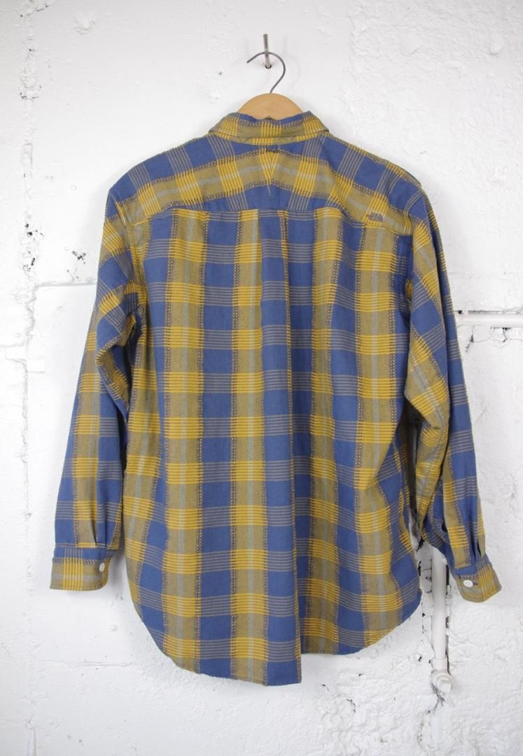 THE NORTH FACE PURPLE LABEL N25SG045 PLAID DOBBY FIELD SHIRT [NAVY