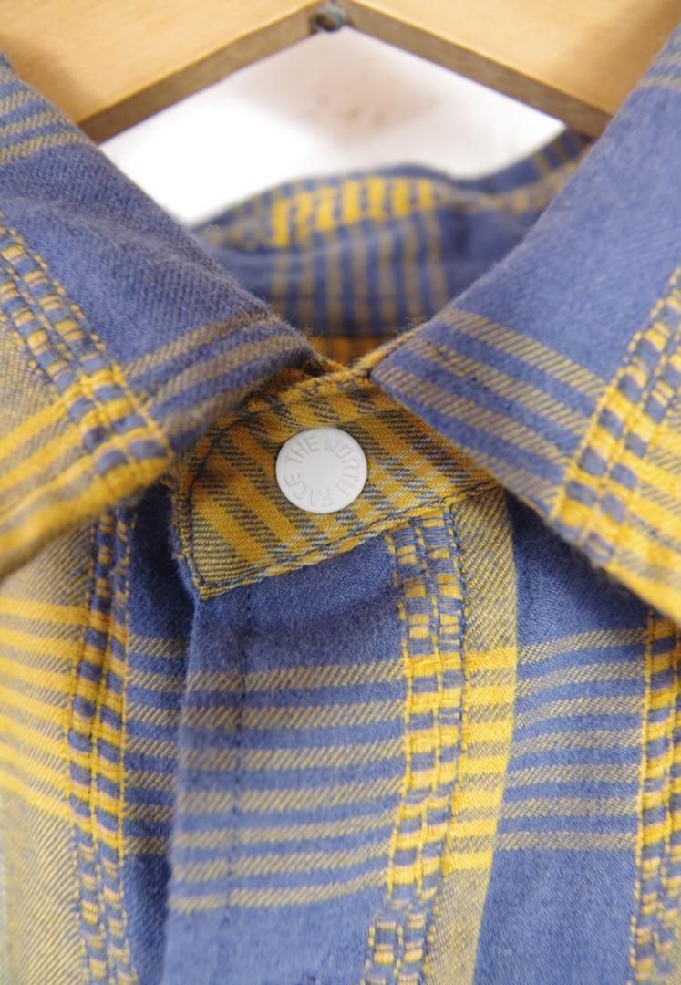 THE NORTH FACE PURPLE LABEL N25SG045 PLAID DOBBY FIELD SHIRT [NAVY