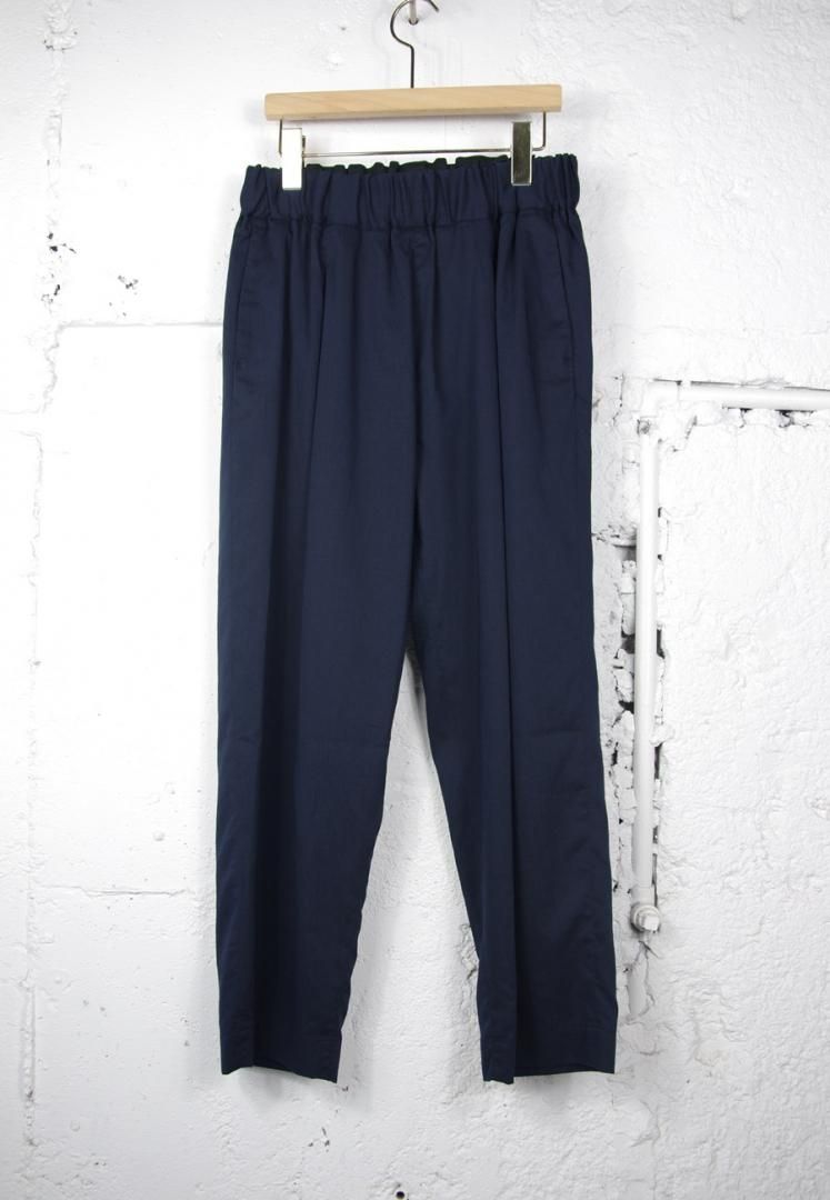 NO CONTROL AIR LE_NC1502PF クールマックス　ポリエステル＆リネン・トロピカル　ストレートパンツ　フルレングス　[NAVY]