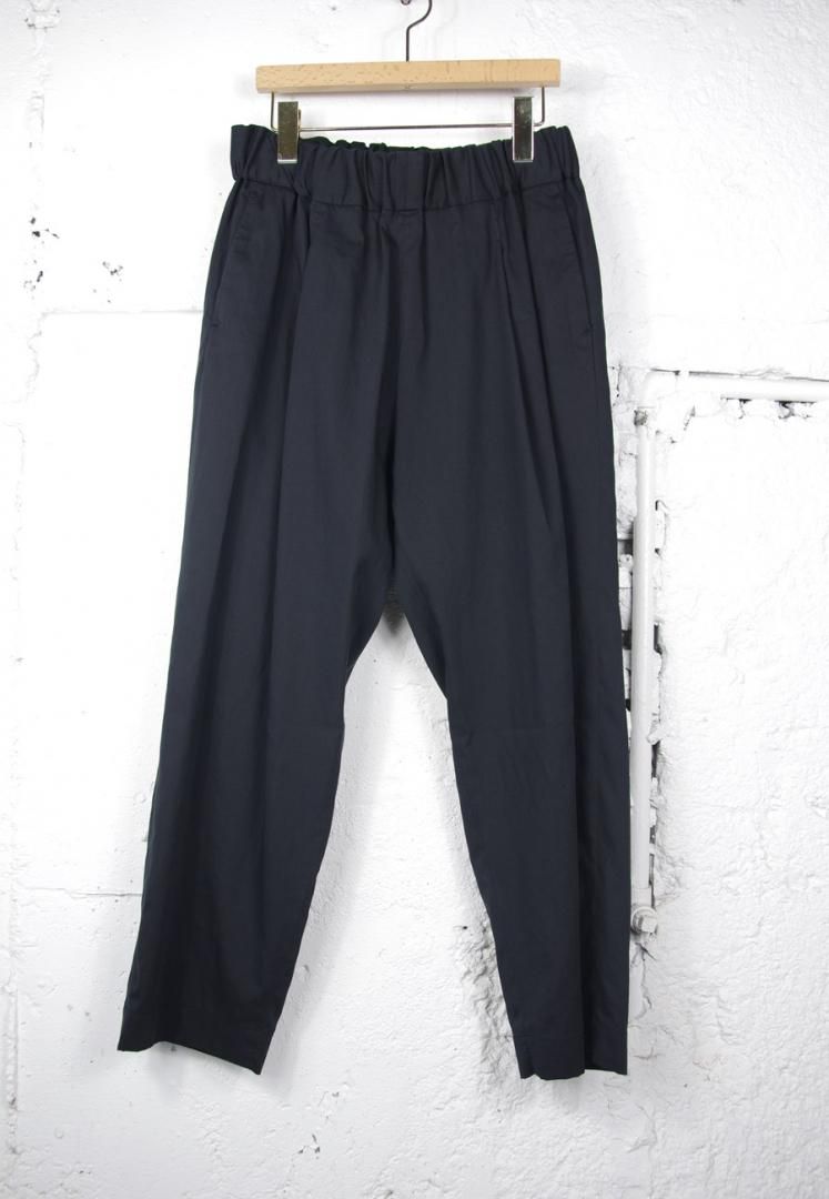 NO CONTROL AIR LE_NC1502PF クールマックス　ポリエステル＆リネン・トロピカル　ストレートパンツ　フルレングス　[BLACK]