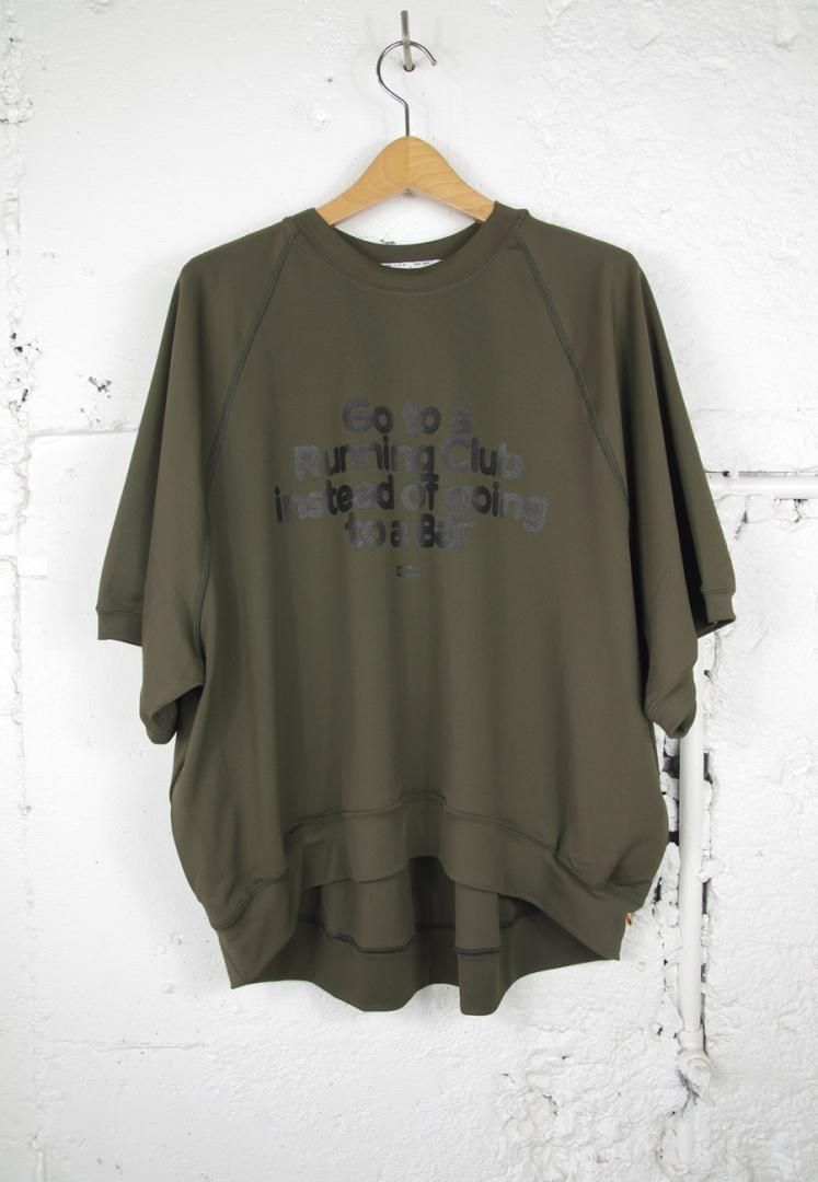 AMERICANA BRF-M-764A/2 接触冷間天竺　シームポケット　T [オリーブグリーン]