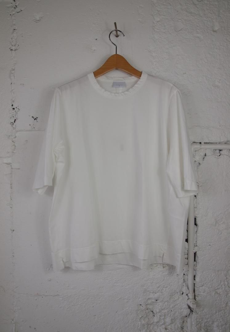NO CONTROL AIR LE_NC1201T6 コットンボラール天竺　クルーネック[OFF WHITE]