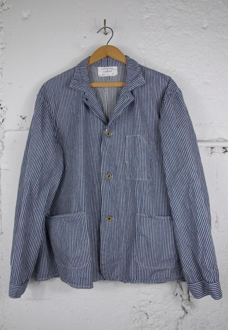 WAREHOUSE lot.2224 1920'S FREE LAND CHORE JACKET [ヒッコリー] ONE WASH