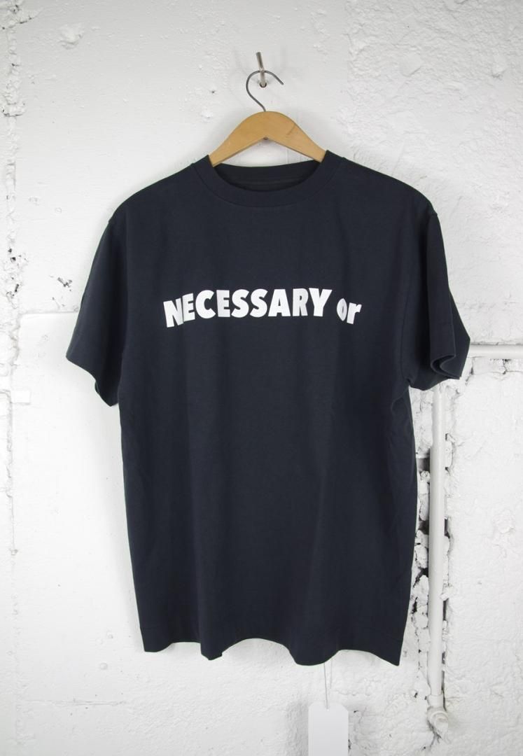 NECESSARY or UNNECESSARY 90012111 NOUN [BLACK]