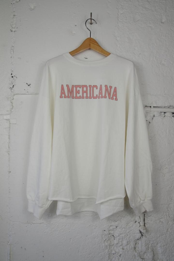 AMERICANA BRF-783A/3 USED加工　L/S T [ホワイト]