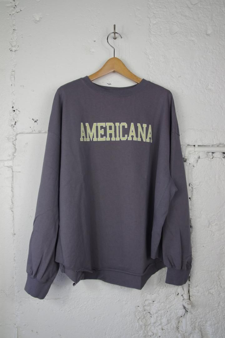 AMERICANA BRF-783A/3 USED加工　L/S T [ナス]