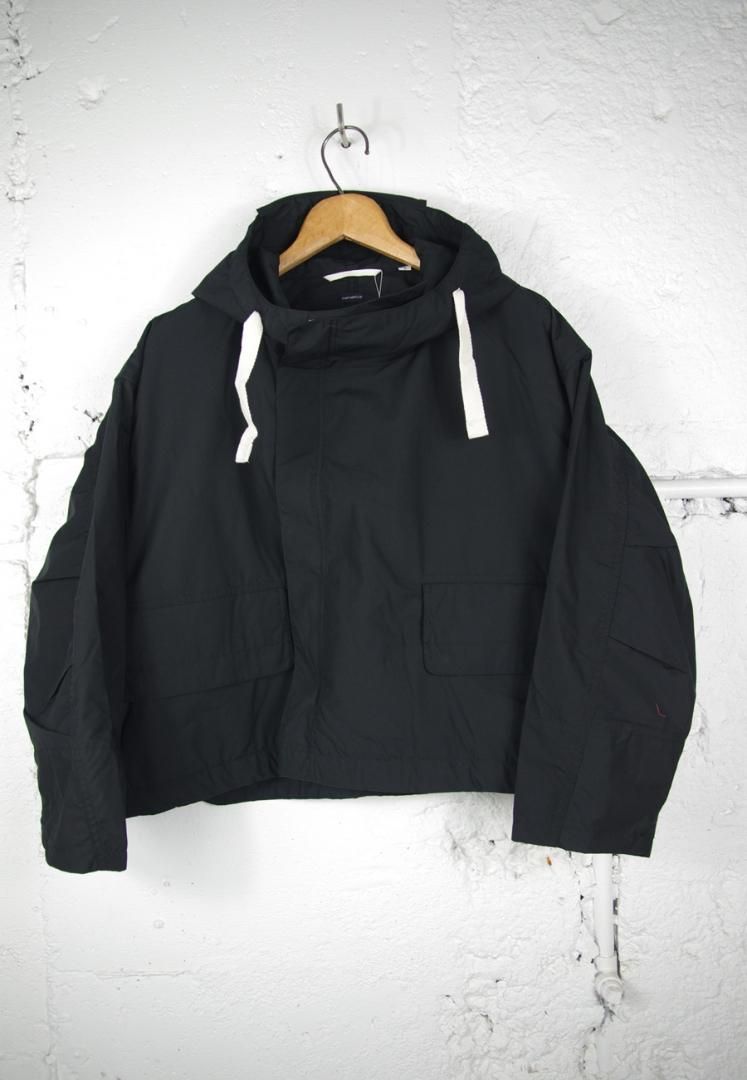 NANAMICA S25FA012 HOODED DECK JACKET [BLACK]