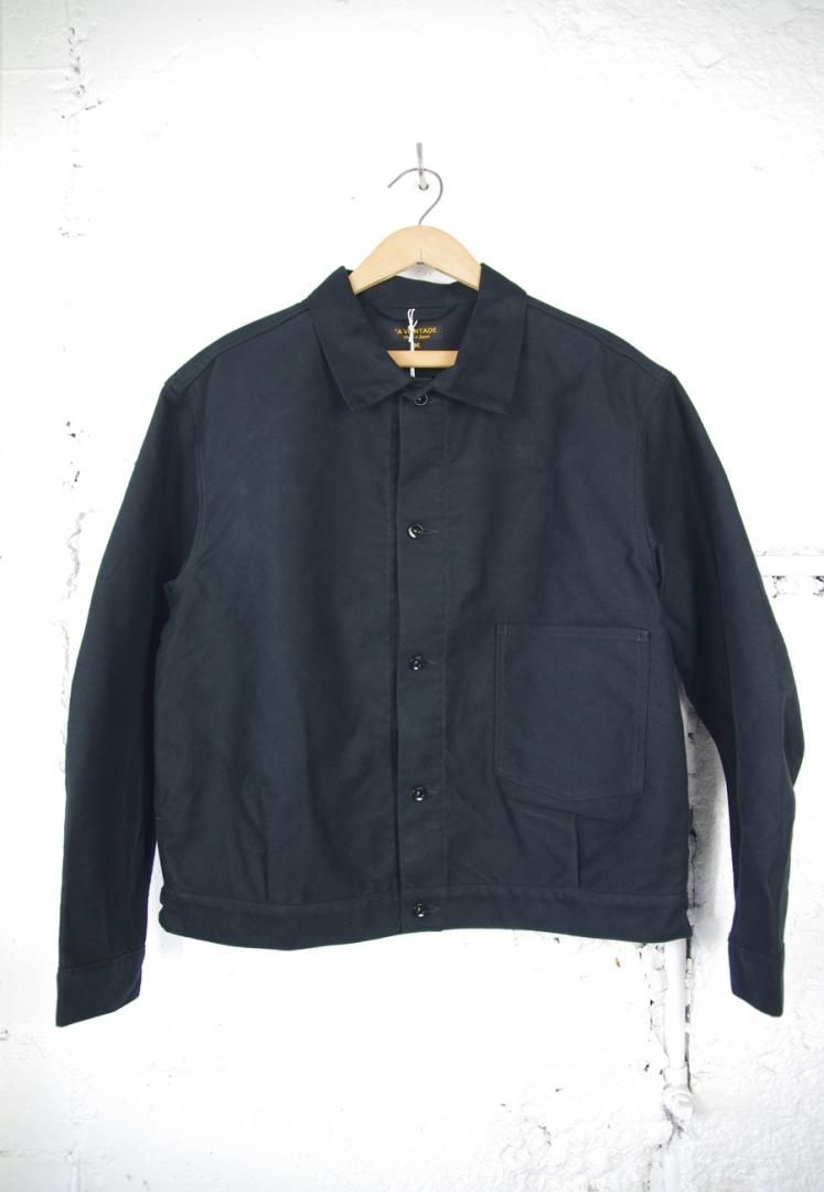 A VONTADE VTD-0541-JK-ML COAL MINE BLOUSE  [BLACK]