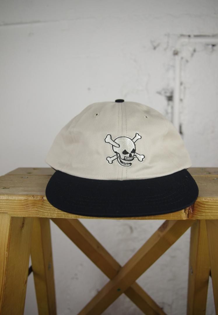 COOPERSTOWN BALL CAP PAPTC35 PORT AU PRINCE SKULLS 1935 [STONE/BLACK]