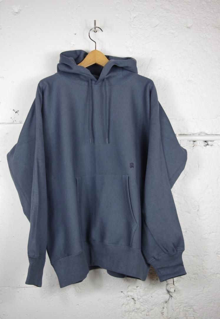NANAMICA S25SH012 HOODED PULLOVER SWEAT [HEATHER NAVY]