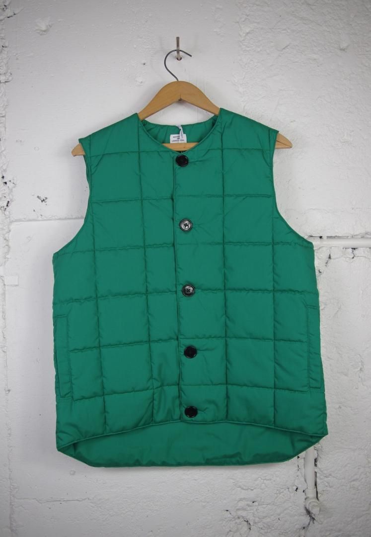 NECESSARY OR UNNECESSARY 90012225 QUILT VEST COTTON [GREEN]