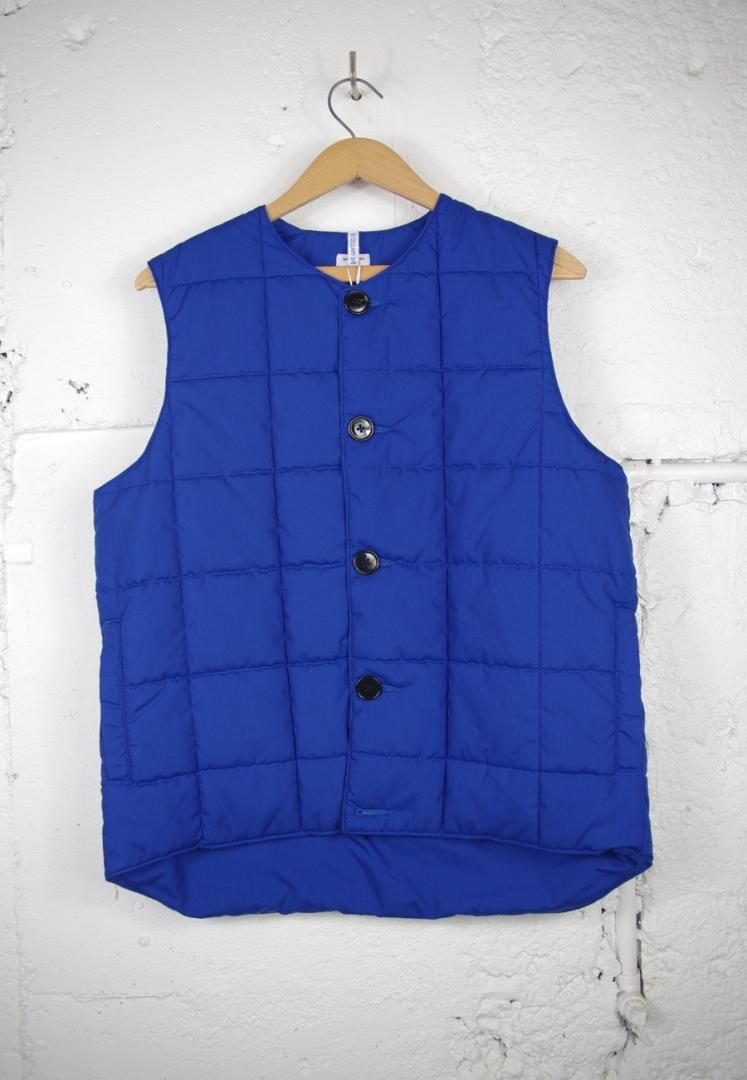 NECESSARY OR UNNECESSARY 90012225 QUILT VEST COTTON [BLUE]