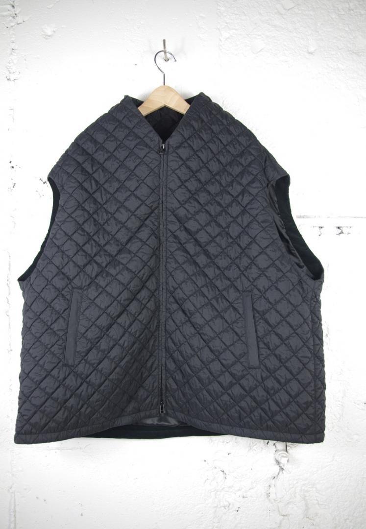 FIRMUM SN_FR1706VT チヂミキルト｜再生ナイロンタフタ・シュリンクキルト ヤマベス　[BLACK]