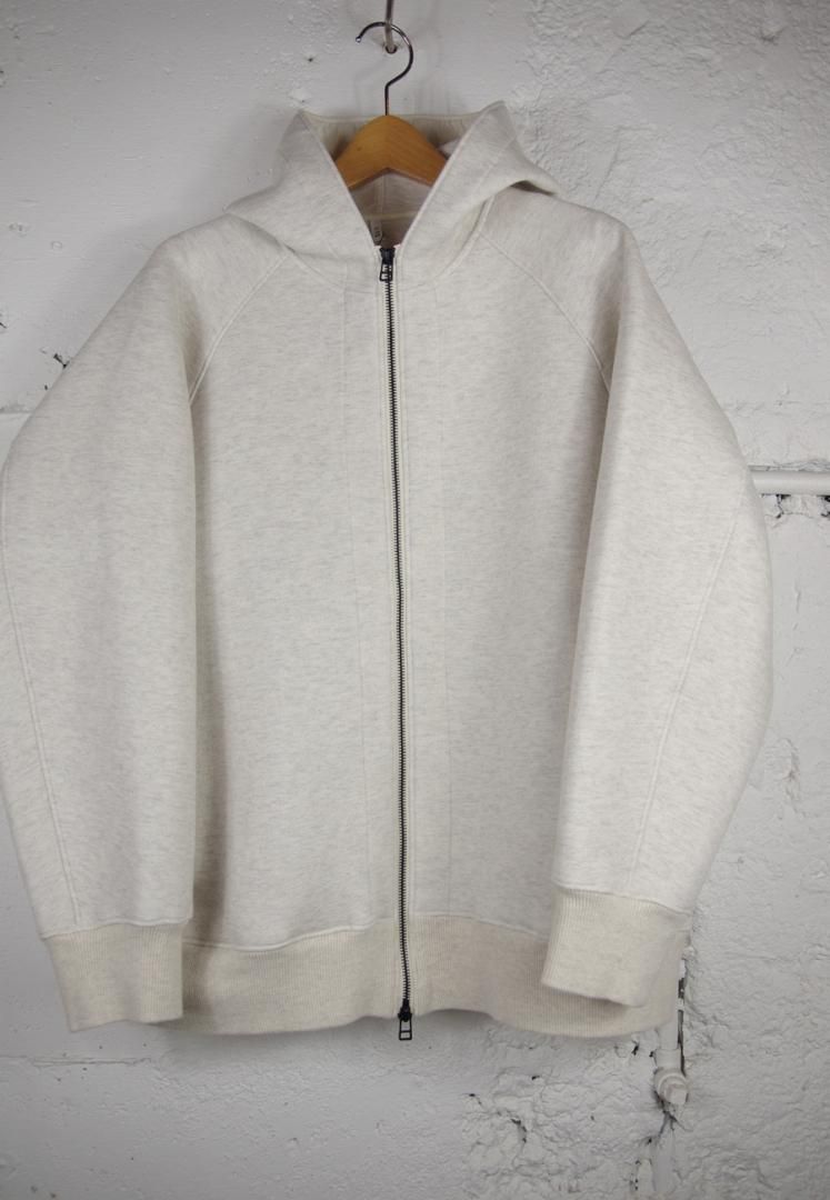 FIRMUM SN_FR1103TD アツカル｜コットン・アツカル　ダンボールニット　フルジップパーカー　[OATMEAL TOP]