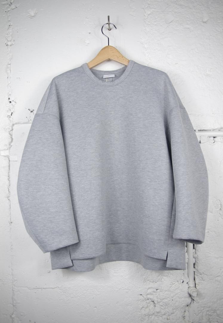 NO CONTROL AIR SN_NC2101TF スプタン|ポリエステル・スプリンギィ　ダンボールニット　オーバーサイズ　[LIGHT GREY MIX]