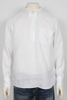 ֡RE-MAKE POLO Linen White