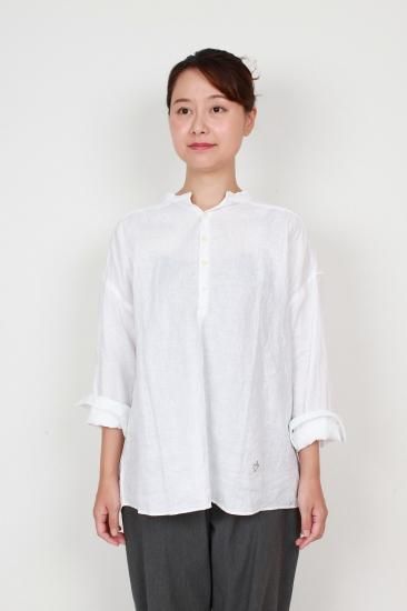 【伊Canclini　Linen】 Swedish French ブラウス 伊 canclini】 Swedish french Linen Chambray - SOUTIENCOL
