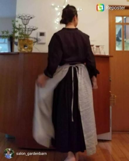 LINEN タブリエ(エプロン) - SOUTIENCOL Online Shop LINEN タブリエ(エプロン) - SOUTIENCOL Online Shop