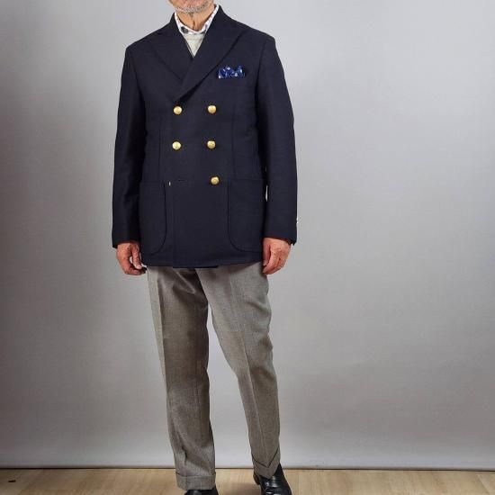 ONLINE 限定品】REFFER カシミヤ混 紺ブレ - SOUTIENCOL Online Shop ONLINE 限定品】REFFER カシミヤ混 紺ブレ - SOUTIENCOL Online Shop