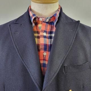 <img class='new_mark_img1' src='https://img.shop-pro.jp/img/new/icons16.gif' style='border:none;display:inline;margin:0px;padding:0px;width:auto;' />【伊CANCLINI Miracle  Collection】REMAKE POLO Cancliniネルチェック