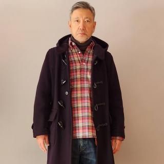 <img class='new_mark_img1' src='https://img.shop-pro.jp/img/new/icons16.gif' style='border:none;display:inline;margin:0px;padding:0px;width:auto;' />【伊CANCLINI Miracle Collection】REMAKE POLO Cancliniネルチェック