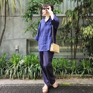 LOOSE RENAKE POLO Belgium Linen 