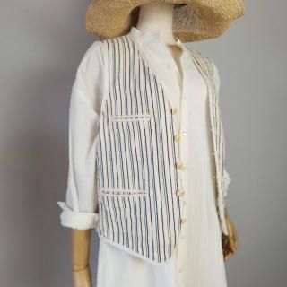 <img class='new_mark_img1' src='https://img.shop-pro.jp/img/new/icons20.gif' style='border:none;display:inline;margin:0px;padding:0px;width:auto;' />WORK VEST stripe