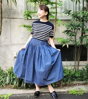 BORDER Knit Harf sleeves