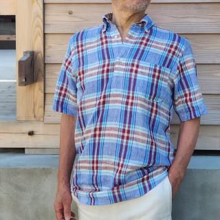 <img class='new_mark_img1' src='https://img.shop-pro.jp/img/new/icons14.gif' style='border:none;display:inline;margin:0px;padding:0px;width:auto;' />ONLINE  REMAKE POLO-HMadras Check