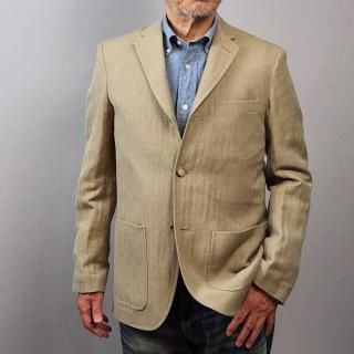 <img class='new_mark_img1' src='https://img.shop-pro.jp/img/new/icons14.gif' style='border:none;display:inline;margin:0px;padding:0px;width:auto;' />IVY JACKET W/Lヘリンボーン