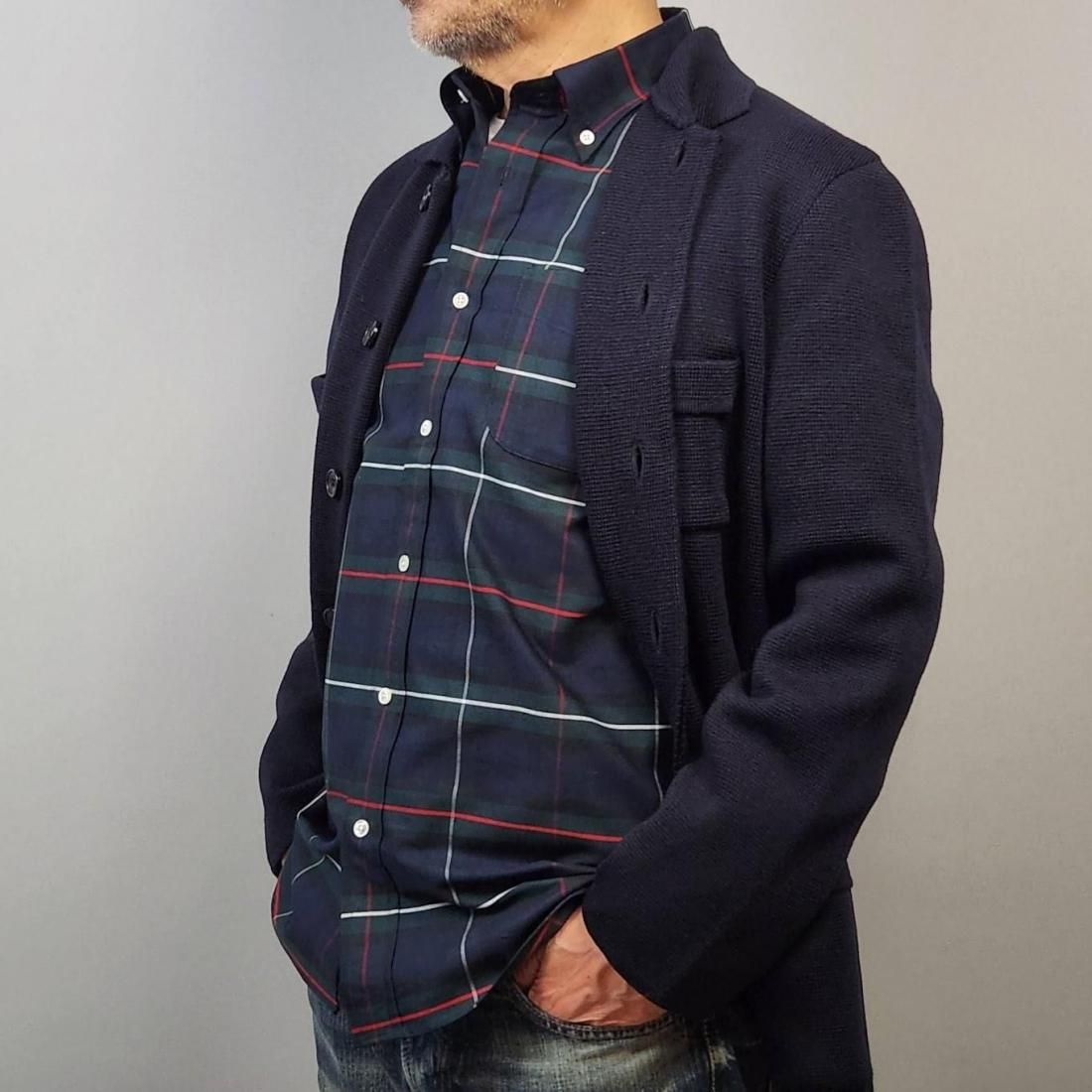 【新品】SOUTIENCOL スティアンコル　スイングトップ　ネイビー　2 新品】SOUTIENCOL スティアンコル スイングトップ ネイビー 2