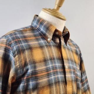 <img class='new_mark_img1' src='https://img.shop-pro.jp/img/new/icons14.gif' style='border:none;display:inline;margin:0px;padding:0px;width:auto;' />【伊Canclini】REMAKE POLO フランネルチェック