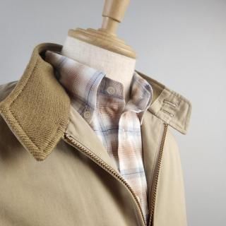 <img class='new_mark_img1' src='https://img.shop-pro.jp/img/new/icons14.gif' style='border:none;display:inline;margin:0px;padding:0px;width:auto;' />【伊Canclini】REMAKE POLO Cancliniビエラチェック