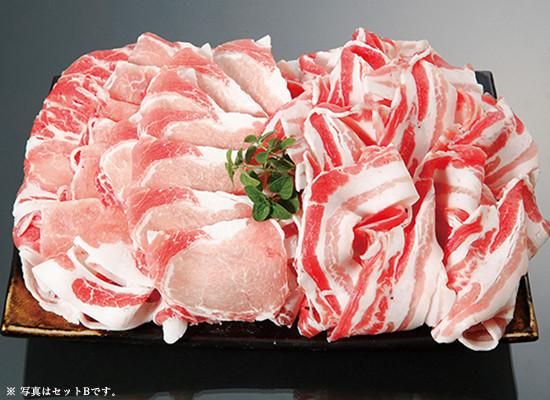 黒豚しゃぶしゃぶセットc ロース バラ各300g 桑水流畜産 黒豚しゃぶしゃぶセットc ロース バラ各300g 桑水流畜産