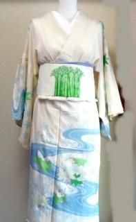 麻・絽夏の透ける着物 - アンティーク着物とリメイクドレスの店