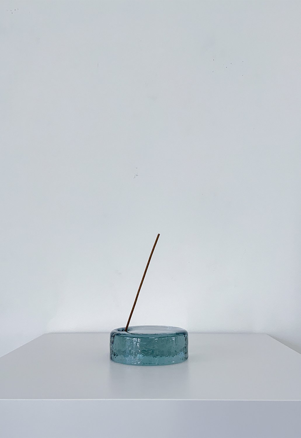 INCENSE STAND 90φ -blue gray