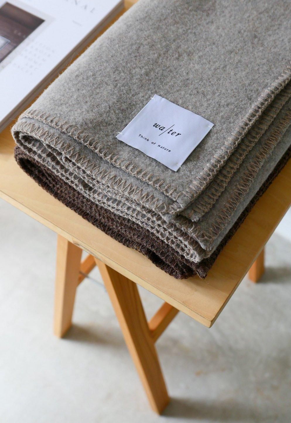 ウールブランケット BUNDES-EIGENTUM 200×210cm