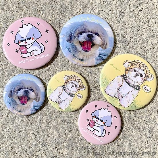シーズー缶ミラー(ケース付)03
