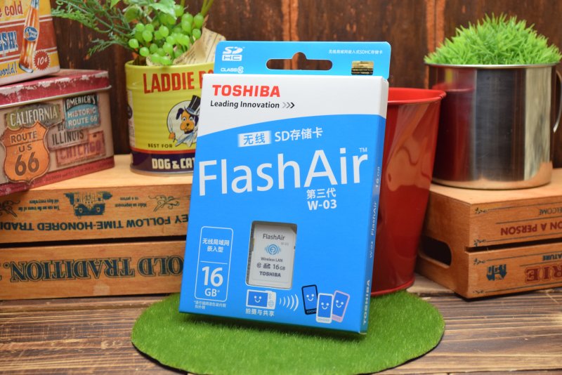 TOSHIBA FlashAir W-03 16GB - camera shop antico