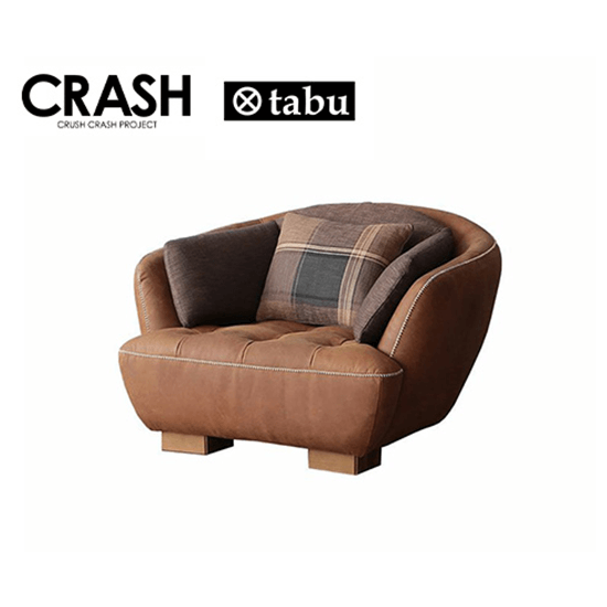 サブスク月々払い関家具 CRASH オピアム 1人掛け レザー