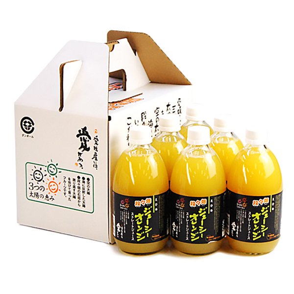 愛媛県産 100％ジューシーオレンジジュース 6本