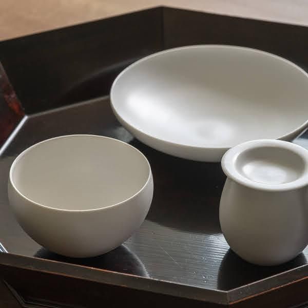 高久敏士 丸飯碗(白 艶あり) - shop281 高久敏士 丸飯碗(白 艶あり) - shop281