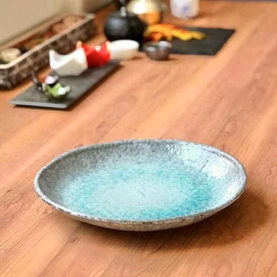 南陶窯青丸皿2枚セット